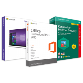HOME PACKAGE WITH WINDOWS 10 LICENSE, OFFICE AND ANTIVIRUS