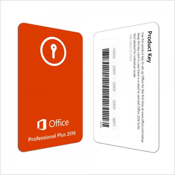 Microsoft Office 2016 Professional Plus (KARTËLË ÇELËSI)