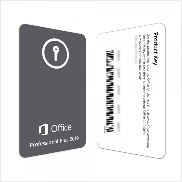 Microsoft Office Professional Plus 2019 (КЛЮЧ-КАРТА)
