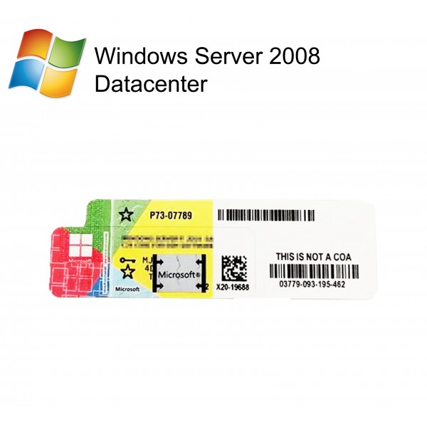 Windows Server 2008 Datacenter (KLISTREMERKER)
