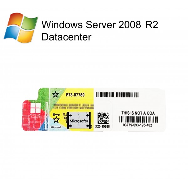 Windows Server 2008 R2 Datacenter (NÁLEPKY)