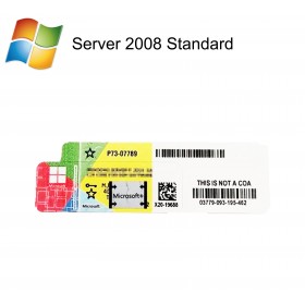 Windows Server 2008 Standard (KLISTERMÄRKEN)