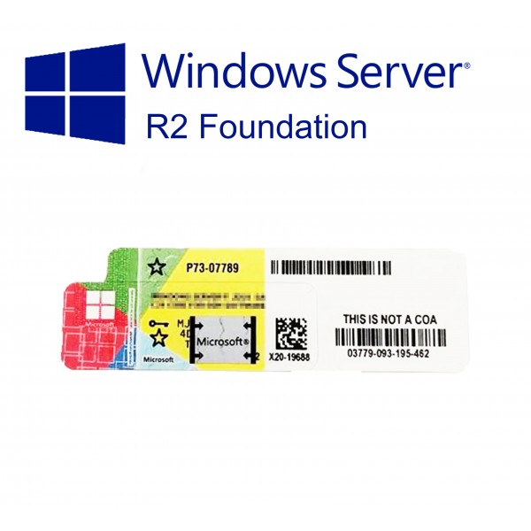Microsoft Server 2012 R2 Foundation (AUFKLEBER)