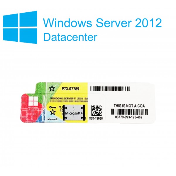 Windows Server 2012 Datacenter (STICKERLER)