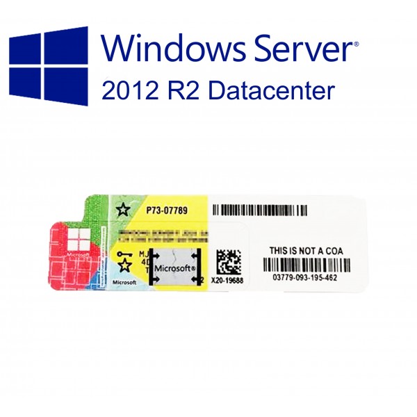 Windows Server 2012 R2 Datacenter (AUFKLEBER)