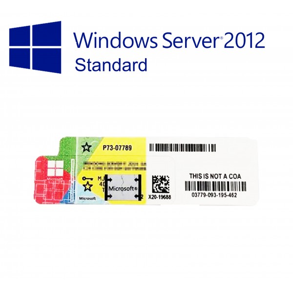Windows Server 2012 Standard (KLISTERMÆRKER)