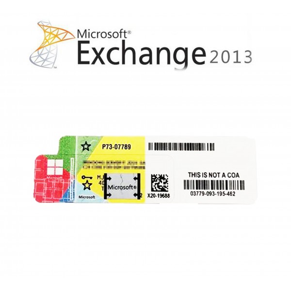 Microsoft Exchange Server 2013 Standard (AUFKLEBER)