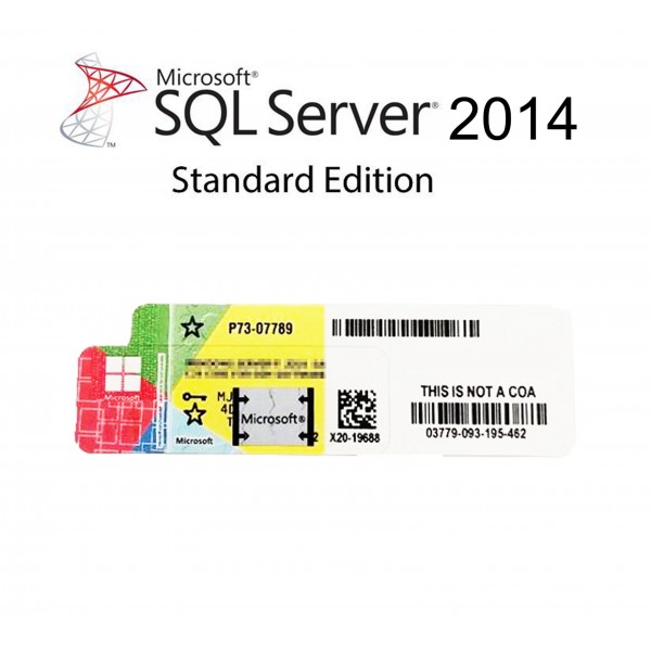 Microsoft SQL Server 2014 Standard (KLISTERMÄRKEN)