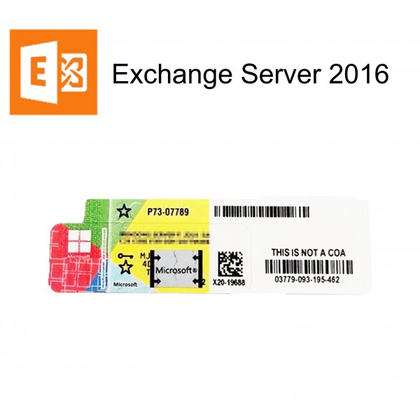 Microsoft Exchange Server 2016 Standaard (STICKERS)