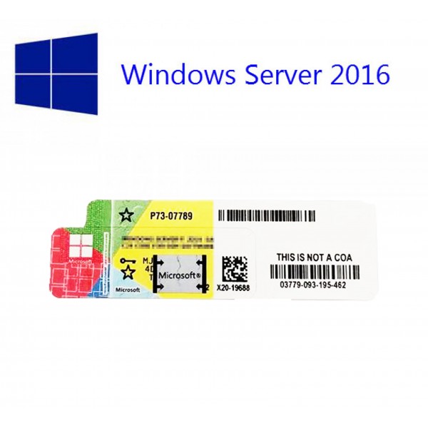 Microsoft Windows Server 2016 Standaard (STICKERS)