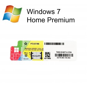Microsoft Windows 7 Home Premium (PEGATINAS)