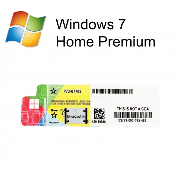 Microsoft Windows 7 Édition Familiale Premium (AUTOCOLLANTS)