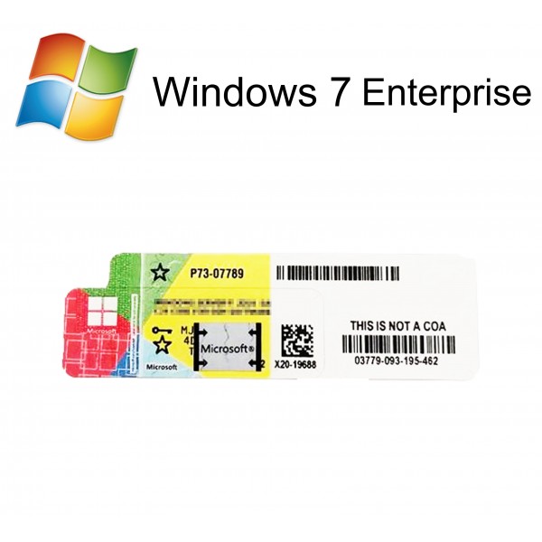 Microsoft Windows 7 Enterprise (PEGATINAS)