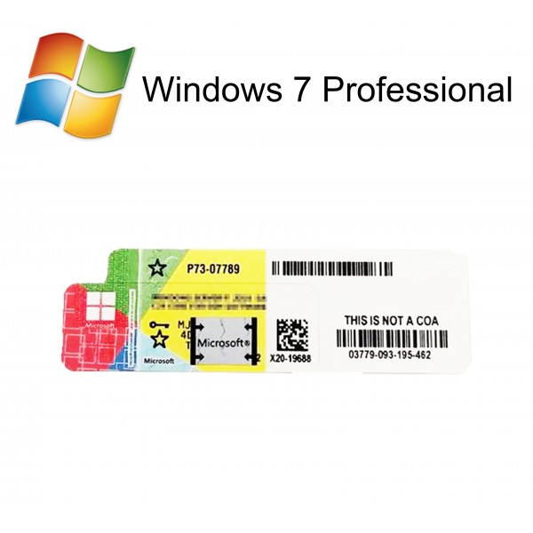 Microsoft Windows 7 Professional (KLISTERMÄRKEN)