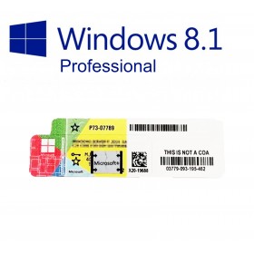 Microsoft Windows 8.1 Pro (KLISTERMÆRKER)