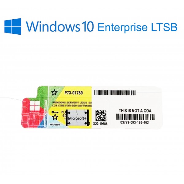 Microsoft Windows 10 Enterprise LTSB (KLISTERMÄRKEN)