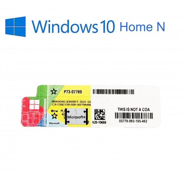 Microsoft Windows 10 Home N (AUFKLEBER)