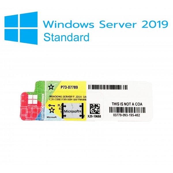 WINDOWS SERVER 2019 ESTÁNDAR (PEGATINA)