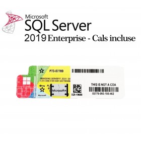 WINDOWS SQL SERVER 2019 ENTERPRISE - ВКЛЮЧЕНИ CALS (СТИКЕРИ)